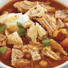 Simple Slow-Cooker Chicken Tortilla Soup