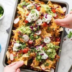 These Sheet Pan Breakfast Nachos Are Our Latest Addiction These Sheet Pan Breakfast Nachos Are Our Latest Addiction