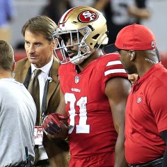 49ers Running Back's Arm Bends in Horrifying Way 49ers Running Back's Arm Bends in Horrifying Way