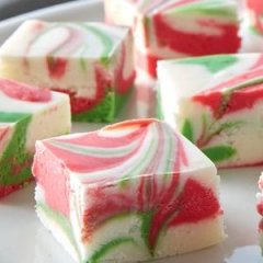 3-Ingredient Christmas Swirl Fudge 3-Ingredient Christmas Swirl Fudge