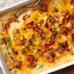 Loaded Mashed Potato Casserole Recipe Loaded Mashed Potato Casserole Recipe