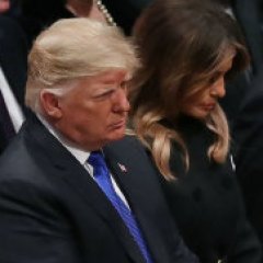 The One Part of the Bush Funeral Trump Got Slammed For