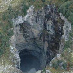Melting Snow Uncovers Massive Cave in Canada