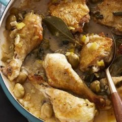 Braised Chicken with Olives and Lemons