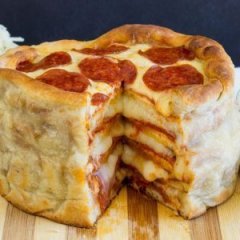 A Pepperoni Pizza Cake You Didn't Know You Need
