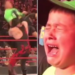 Superfan Bursts Into Tears Over John Cena's WWE Takedown Superfan Bursts Into Tears Over John Cena's WWE Takedown