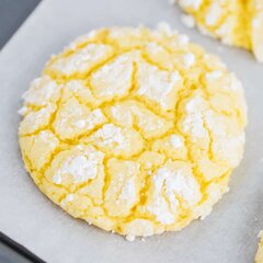 Galletas de limón de 4 ingredientes listas en 15 minutos
