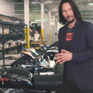 keanu reeves takes us on a tour of his bike collectionrideapart com - antonio brown fortnite dance